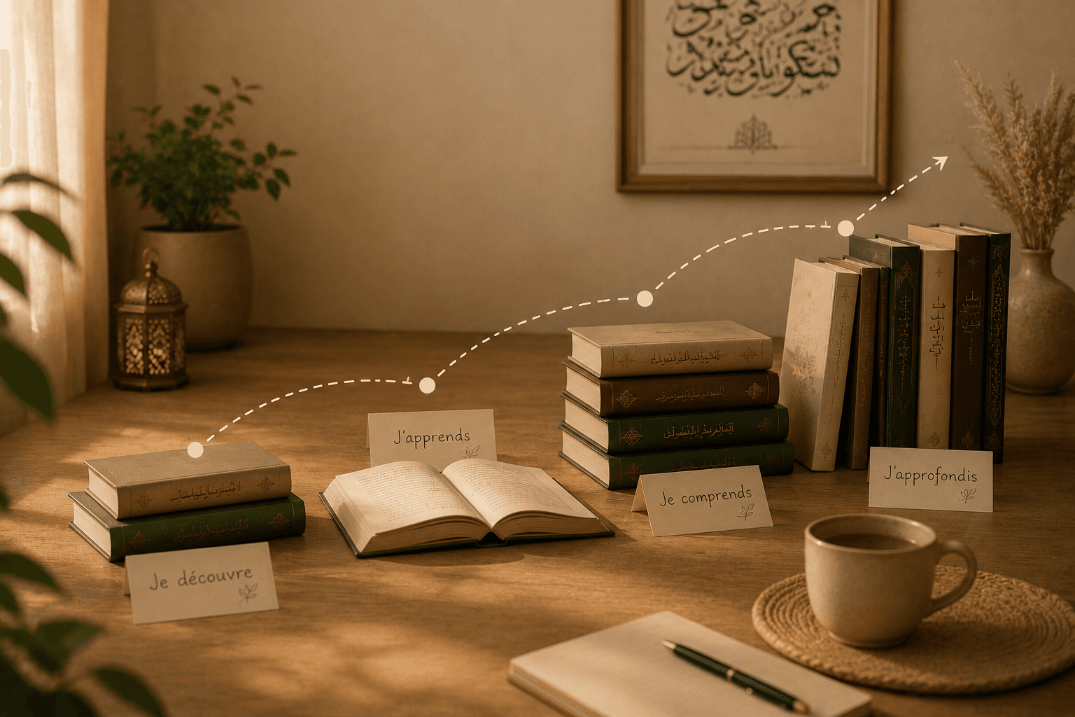 Illustration : un parcours de lecture progressif, de la découverte à l'approfondissement